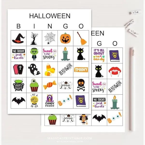 game halloween - Halloween Bingo