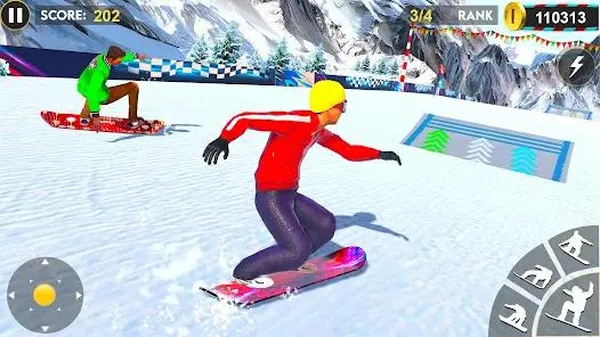 game trượt tuyết - Tricky Snowboarding